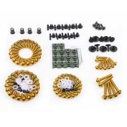 Aluminum Alloy Screw Set 195 Pcs (Universal Model) - Gold