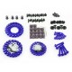 Aluminum Alloy Screw Set 195 Pcs (Universal Model) - Blue