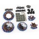 Stainless Steel Screw Set 195 Pcs (Universal Model) - Blue Enamel