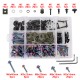 Stainless Steel Screw Set 195 Pcs (Universal Model) - Fired Purple