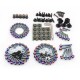 Stainless Steel Screw Set 195 Pcs (Universal Model) - Fired Purple