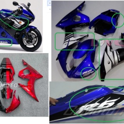 Yamaha YZF-R6 2003-2005 / R6S 2006-2009 Fairing P/N 3K41 Yamaha YZF-R6 2003-2005 / R6S 2006-2009 Fairing P/N 3K41