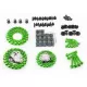 Aluminum Alloy Screw Set 195 Pcs (Universal Model) - Green