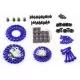Aluminum Alloy Screw Set 195 Pcs (Universal Model) - Blue