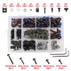 Stainless Steel Screw Set 195 Pcs (Universal Model) - Blue Enamel