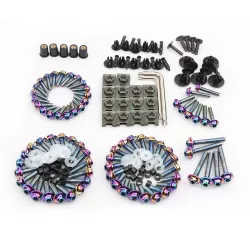 Stainless Steel Screw Set 195 Pcs (Universal Model) - Fired Purple