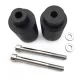 For Honda CBR 600 F4 1999-2000 / F4I 2001-2007 No Cut Frame Sliders